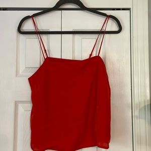 Express silk tank top